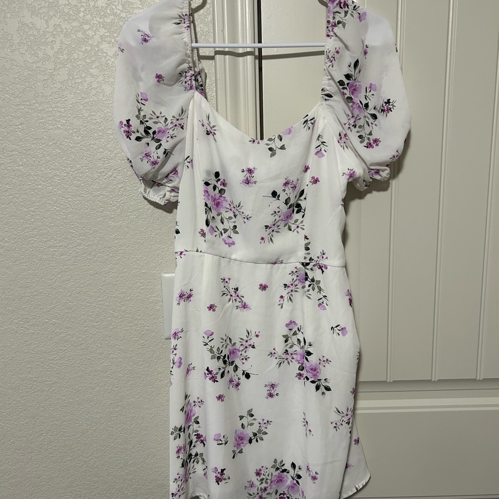 Floral Puff Sleeve Dress